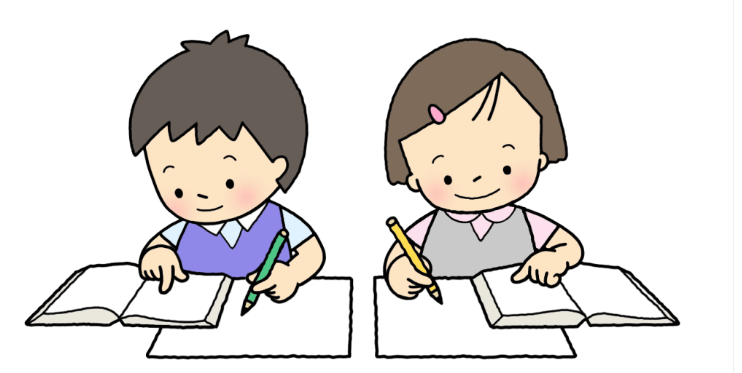 鉛筆を持たない方の手の役割