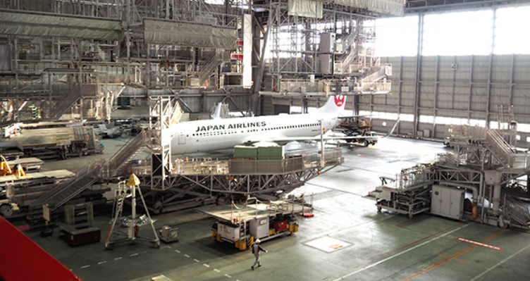 見学コースからの眺め